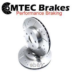 Opel Astra H VXR 2.0T 05-11 Front Perforated Grooved Disc Brake 321mm