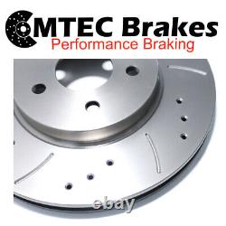 Opel Astra H VXR 2.0T 05-11 Front Perforated Grooved Disc Brake 321mm