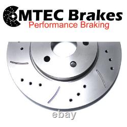 Opel Astra H VXR 2.0T 05-11 Front Perforated Grooved Disc Brake 321mm