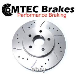 Opel Astra H VXR 2.0T 05-11 Front Perforated Grooved Disc Brake 321mm