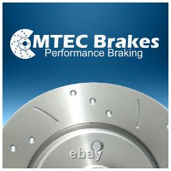 Opel Astra H VXR 2.0T 05-11 Front Perforated Grooved Disc Brake 321mm