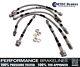 Opel Astra H Vxr 04-12 Braided Steel Zinc Coated Brake Hose Mtec Performance