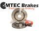 Opel Astra J Gtc Vxr Rear Drilled Brake Discs & Mintex Pads