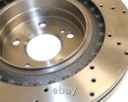 Opel Astra J GTC Vxr Rear Drilled Brake Discs & Mintex Pads