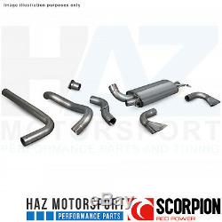 Opel Astra J Vxr 12-17 Scorpion 3 Non-res Catback Exhaust Polished For