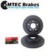 Opel Astra Turbo Vxr Rear Brake Discs Grooved Black Edition & Pads