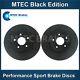 Opel Astra Turbo Vxr Rear Brake Discs Perforated Mtec Grooved Black Edition