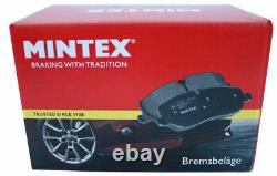 Opel Astra VXR 2.0T 16v 05- Rear Brake Discs and Mintex Pads