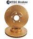Opel Astra Vxr 2.0t 16v 05- Rear Brake Perforated Grooved Discs Gold Edition