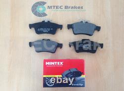 Opel Astra Vxr Mk5 2.0t Front Rear Disc Brake Pads Grooved Perforated Mintex