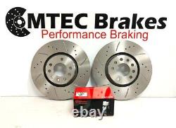 Opel Astra Zafira Vxr Drilled and Slotted Brake Discs & Brembo Pads