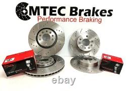 Opel Astra Zafira Vxr Front Brake Discs Perforated & Slotted with Brembo