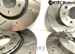 Opel Astra Zafira Vxr Front Brake Discs Perforated & Slotted with Brembo