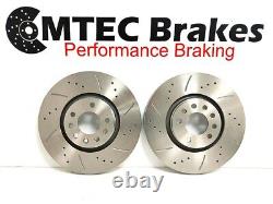 Opel Astra Zafira Vxr Front Brake Discs Perforated & Slotted with Brembo