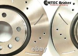 Opel Astra Zafira Vxr Front Brake Discs Perforated & Slotted with Brembo