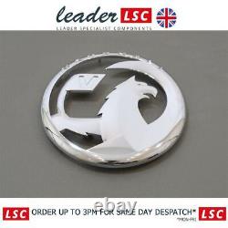 Opel Avant Grille Badge 13264461 Original Astra J Mk6 5DR & Corsa D Vxr Neuf translates to 'Opel Front Grille Badge 13264461 Original Astra J Mk6 5DR & Corsa D Vxr New' in English.