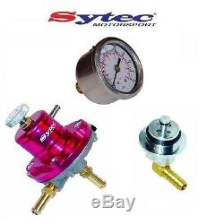 Pressure Regulator Fuel Gauge Kit + Sytec Opel Astra H Corsa Vxr