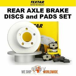 Textar Ess Axle Rear Brake Discs - Coussinets For Opel Astra Gtc Mk 2.0 Vxr