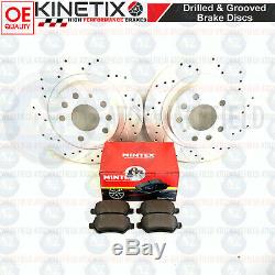 Vauxhall Astra H Rear Disc Brake Vxr Grooved Pads 278mm Perforated Mintex