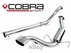 Vz08h Cobra Exhaust For Opel Astra H Vxr 0511 Catback Sys Non-res