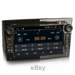 7 Android 9.0 Satnav GPS BT Wifi Radio Piano Noir pour Opel Astra Mk5 H Vxr