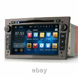 7 Gris Android 10.0 Sat Nav GPS Wifi DAB BT Radio Pour Opel Astra H Mk5 Vxr