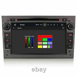 7 Gris Android 10.0 Sat Nav GPS Wifi DAB BT Radio Pour Opel Astra H Mk5 Vxr
