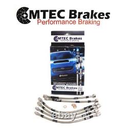 MTEC Avant / Arrière Zinc Frein Ligne Kit pour Opel Astra Vxr 2.0T 16v 10/05