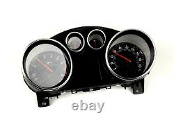 Opel Vauxhall Astra Vxr Instrument Cluster Compteur de Vitesse 13433774 Rhd