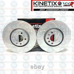 Pour Vauxhall Astra H Vxr Avant Disque Frein Rainuré Perforé Mintex Patins 321mm