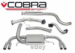VX25c Cobra Échappement pour Opel Astra J Vxr 12 Dos de Turbo Paquet Sortie