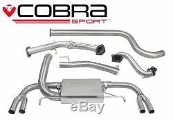 VX25d Cobra Échappement pour Opel Astra J Vxr 12 Dos de Turbo Paquet Nonres